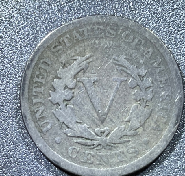 Buffalo-Nickel,-Shield-Nickel-And-V-Nickels