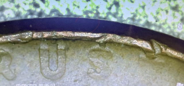 1957-D-Wheat-Penny--T-On-Rim
