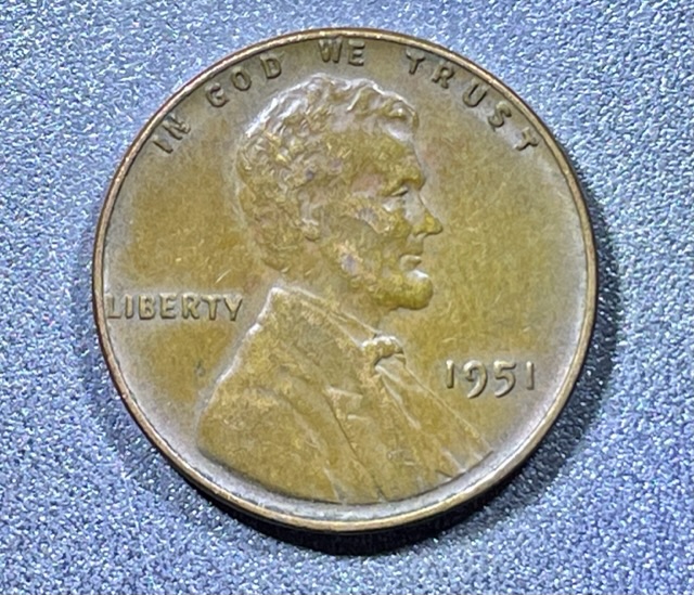1951-Wheat-Penny-3.34g