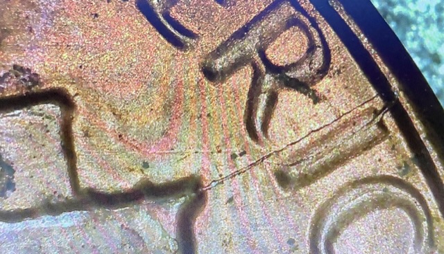 1983-Lincoln-Penny--Cracked-Skull,-Multiple-Die-Cracks