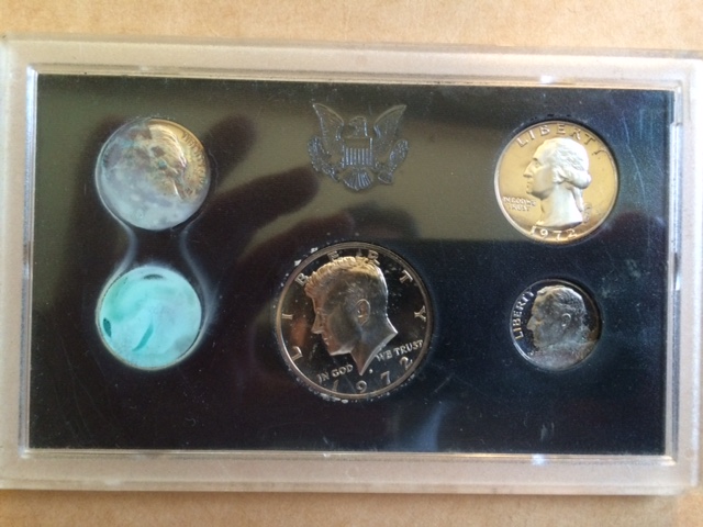 Salvaging-A-Water-Damaged-1972-Proof-Set