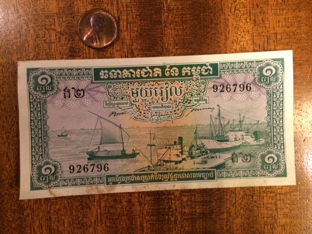 2-Bills:--Laos-And-Cambodge