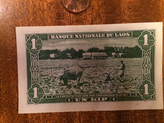 2-Bills:--Laos-And-Cambodge