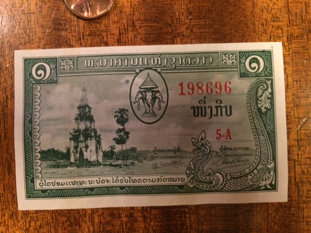 2-Bills:--Laos-And-Cambodge