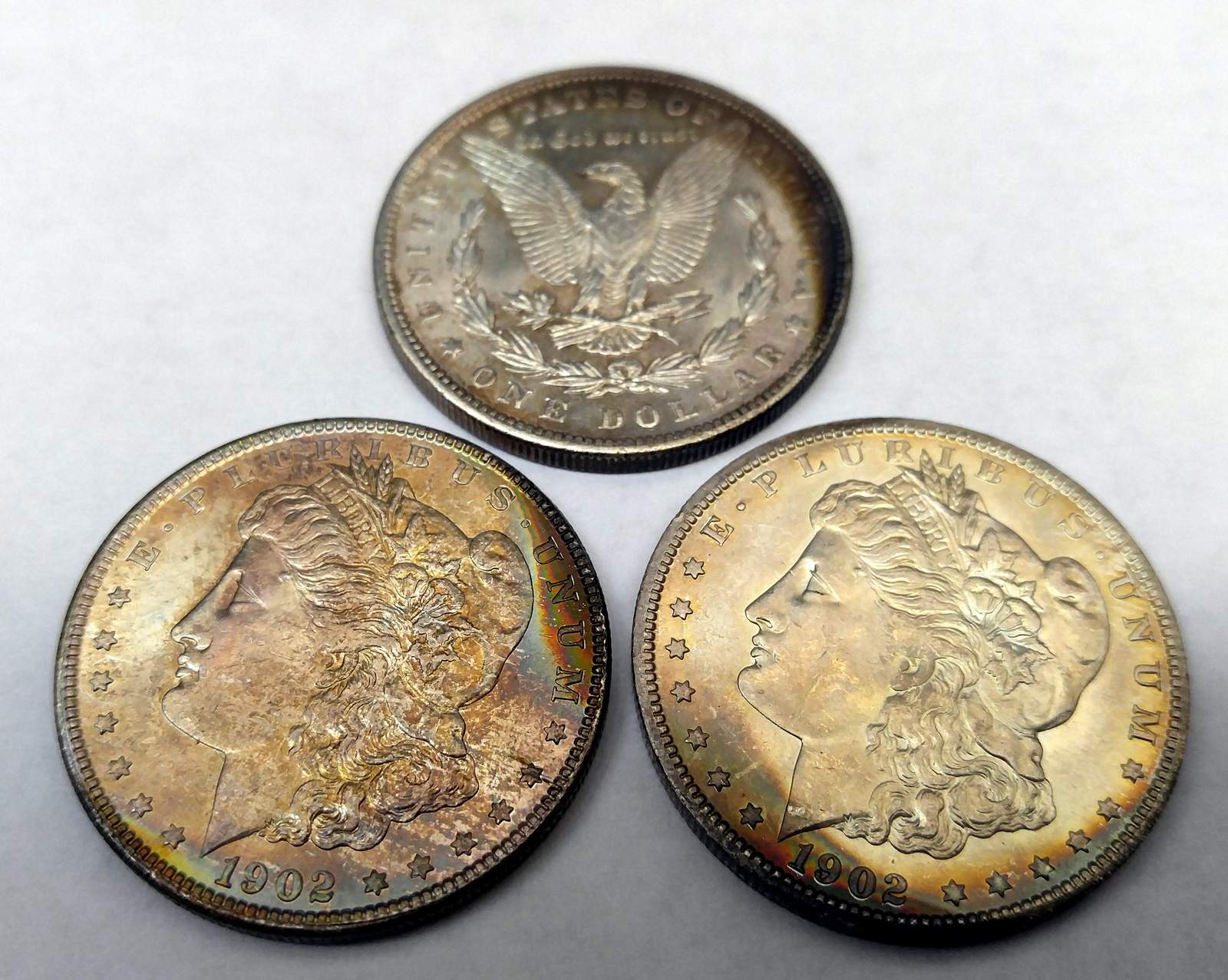 Color-Toned/Tarnished-Question---Morgan-Silver-Dollar