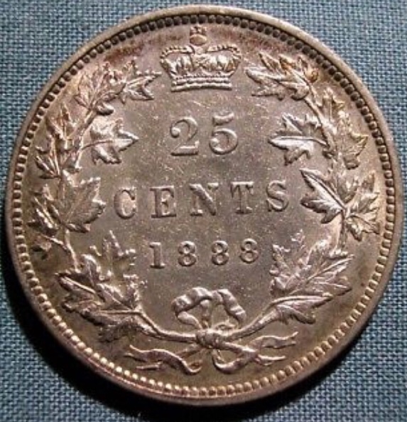 1888-25-Cent-Canada-Wide-8's
