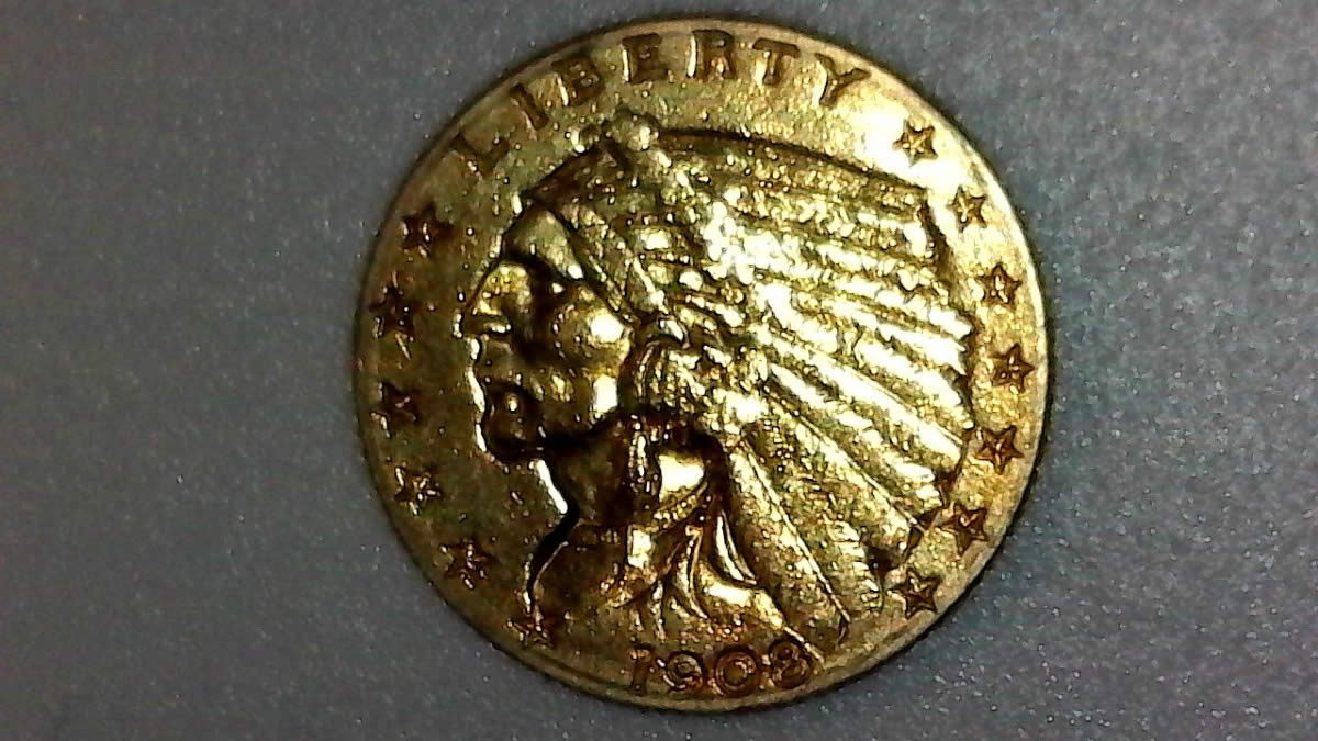 Toughy-To-Grade-But-Beautiful-2-1/2-Dollar-Indian-Head