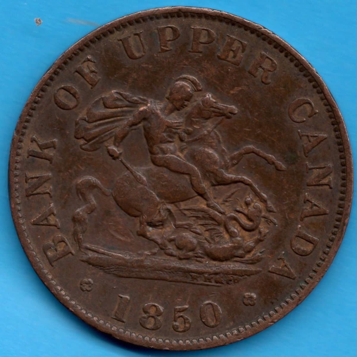 1850-Half-Penny-Bank-Token