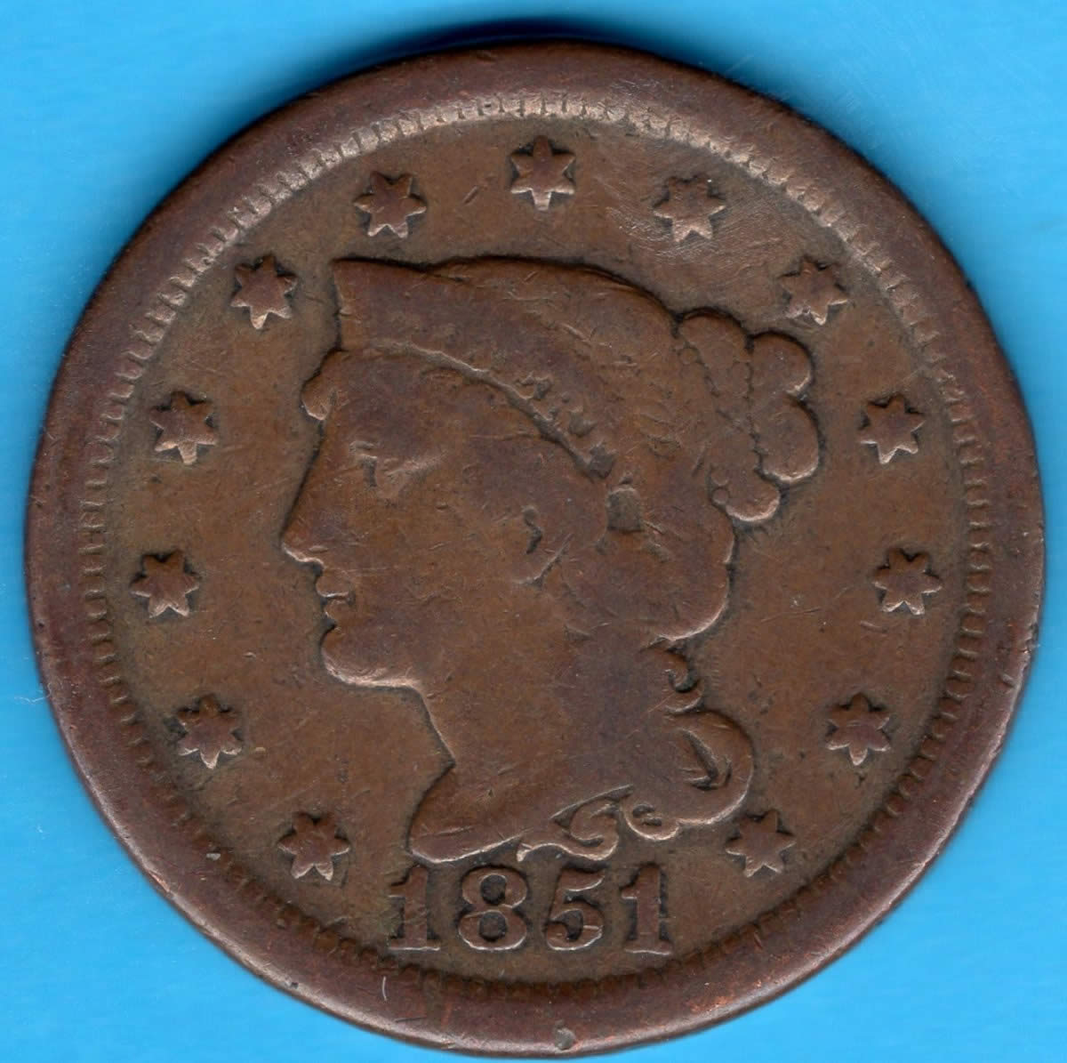 1851/81-Large-Cent-RPD
