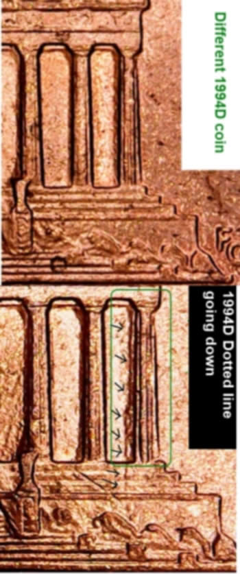 1994-D-Lincoln-Cent-Errors---DDR-On-Left-Post-+-Lamination?
