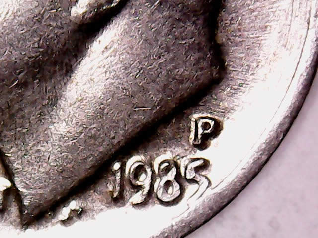 1985-P-Dime---Struck-Off-Center-Is-That-The-Mad-Error?