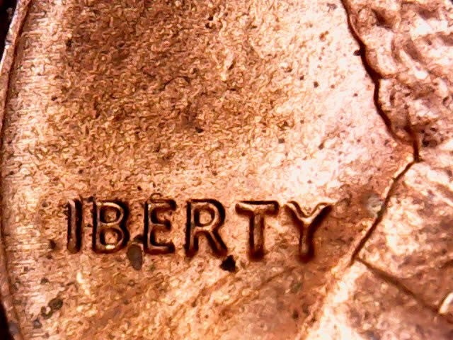 1986-D--Penny---Worn-Die