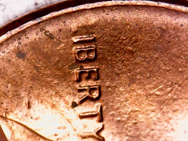 1986-D--Penny---Worn-Die