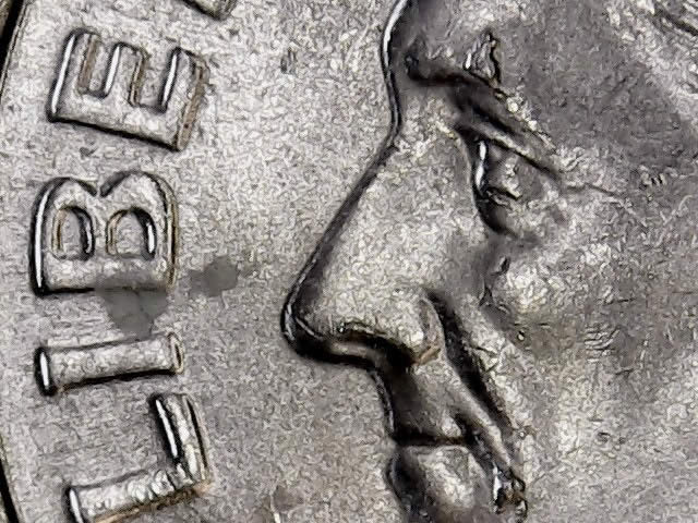 2015-P-Roosevelt-Dime-Chip,-Crack-Or-PMD
