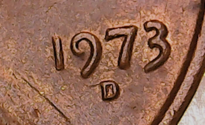 Funny-Looking-1973-D--LC---Winged-D---Liberty---From-Skinny-To-Large-Letters