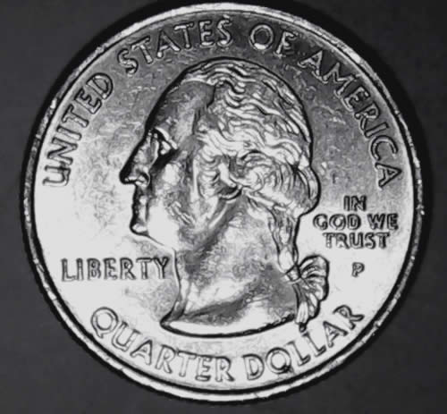 2007-P-Washington-State-Quarter---Unusual-Die-Chip-Location