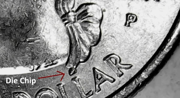 2007-P-Washington-State-Quarter---Unusual-Die-Chip-Location