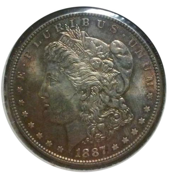 1887-Morgan-Dollar--Some-Nice-Toning-On-This-One!