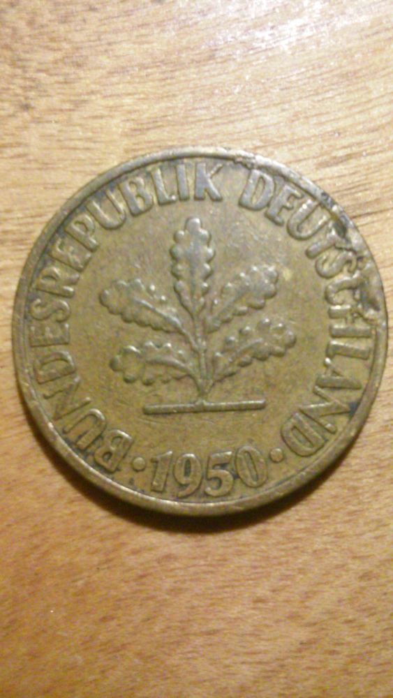 1950-D-10-Pfennig-Cud/Die-Break?