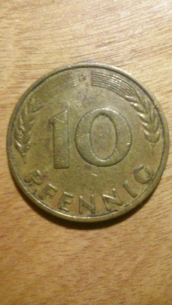 1950-D-10-Pfennig-Cud/Die-Break?