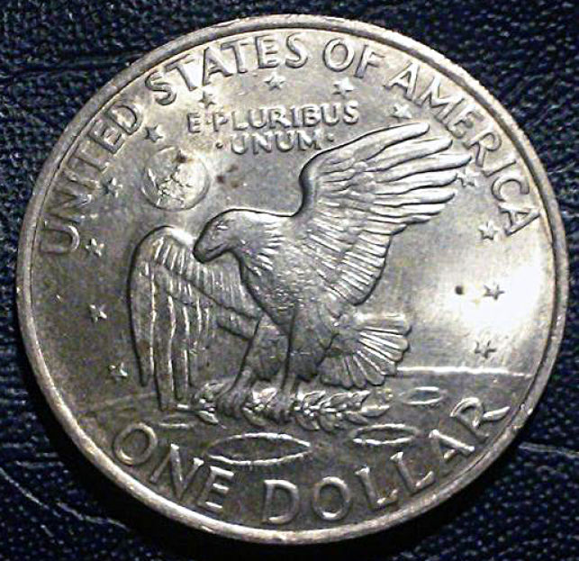 1971-D-Ike-Dollar,-Retained-CudS