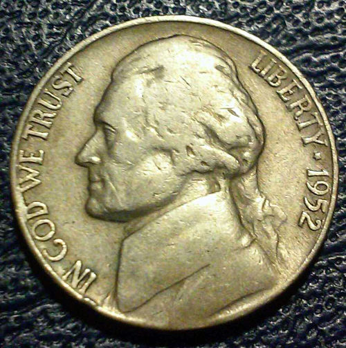 1952-P-Jefferson-Nickel-Cud!