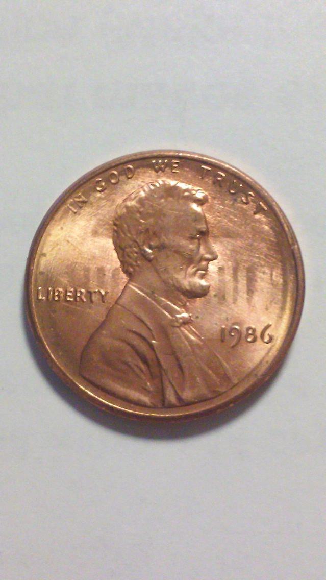 1986-P-Gem-BU-Clashed-Dies-Memorial-Cent