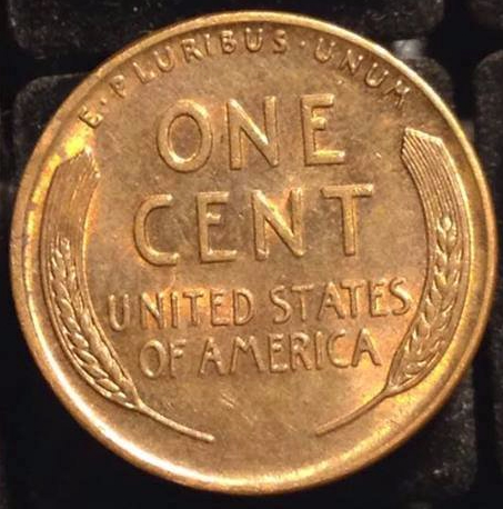 1945-Wheat-Cent---Probable-Doubled-Ear-Or-Die-Event?