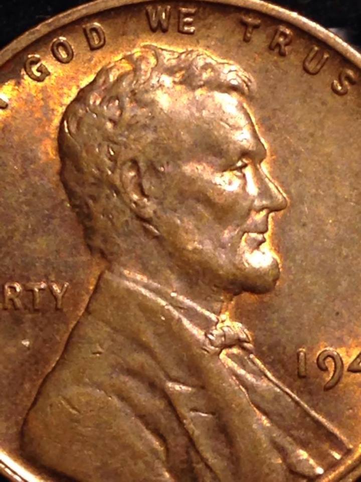 1945-Wheat-Cent---Probable-Doubled-Ear-Or-Die-Event?