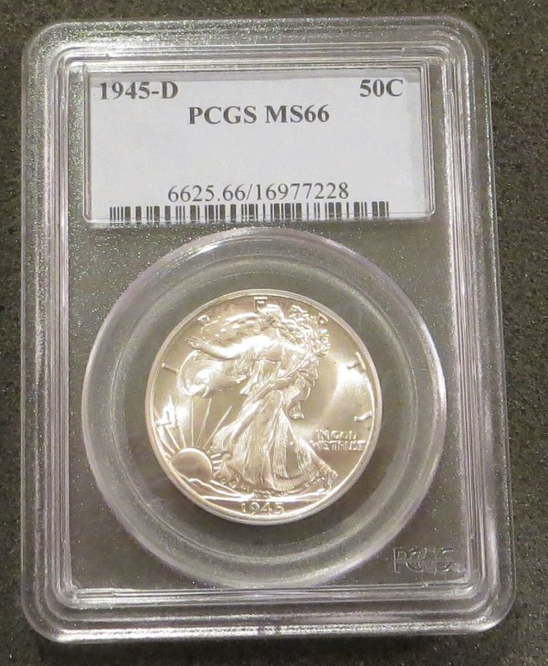 1945-D-Walking-Liberty-Half-For-Grading