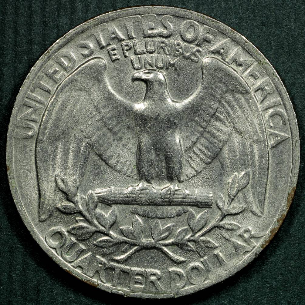 1967-Quarter-Missing-Clad-Layer-W/-Laminations
