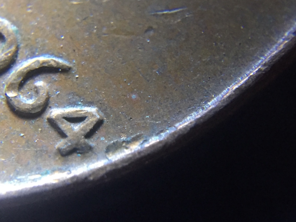 1964-D-LMC--Minor-Lamination-Issue,-Retained-And-Peeled