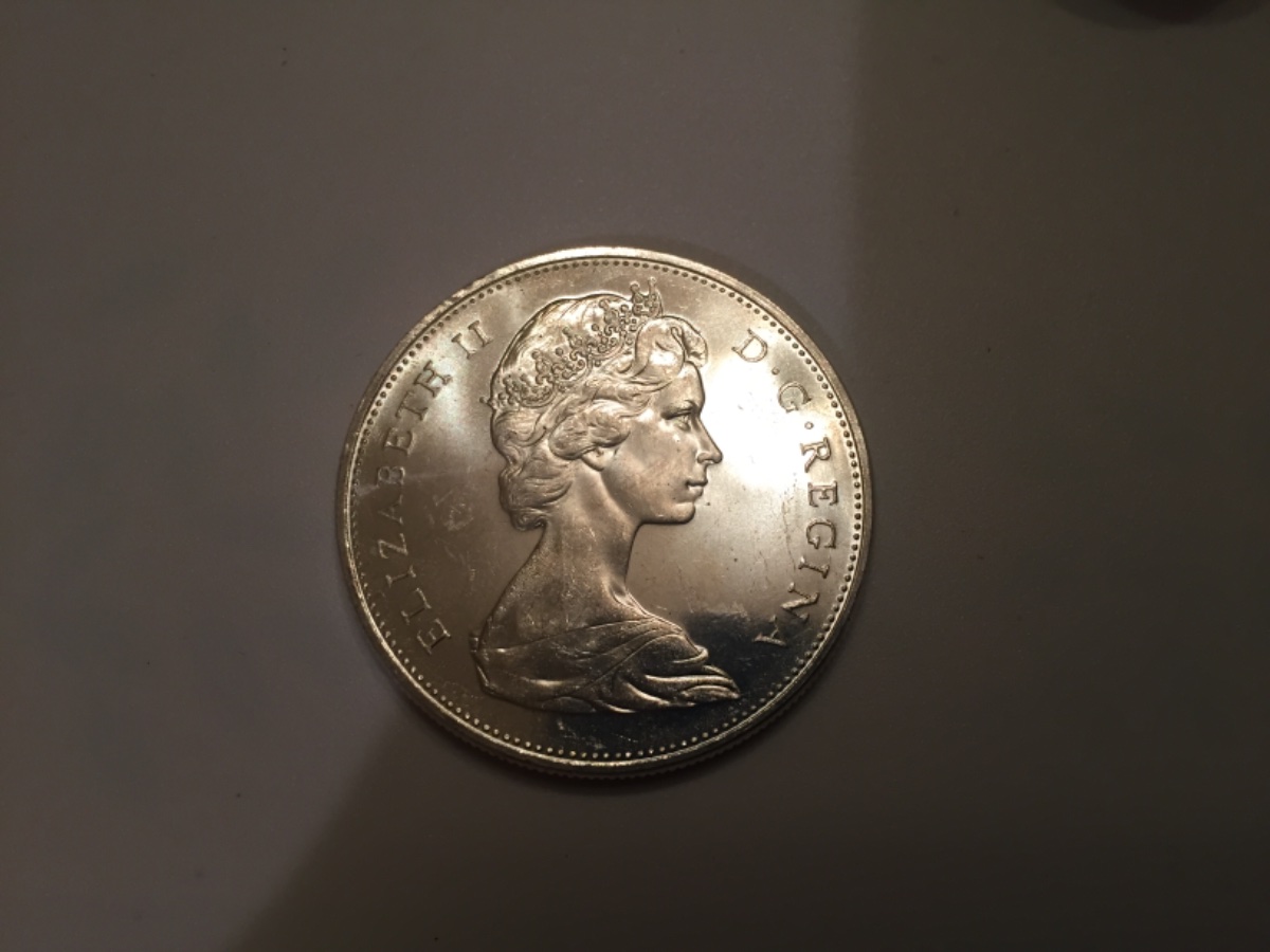 1965-Canadian-One-Dollar--Silver