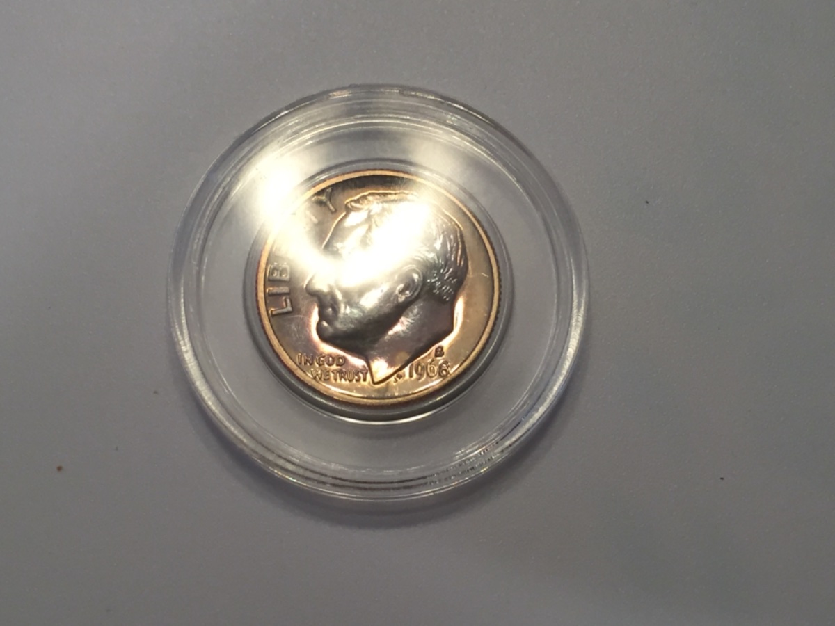 1968-S-Proof-Dime-Toned!