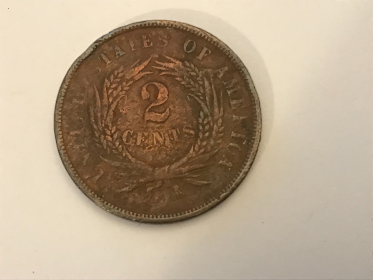 Crazy-Cherrypick!-1867-Two-Cent-Piece-Doubled-Die-Obverse-Cherrypicked