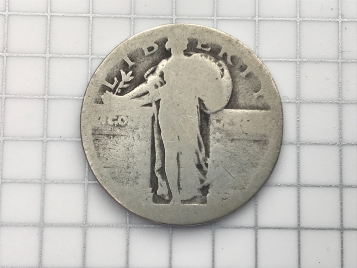 No-Date-Standing-Liberty-Quarter--Poor-1?-#1-Of-2