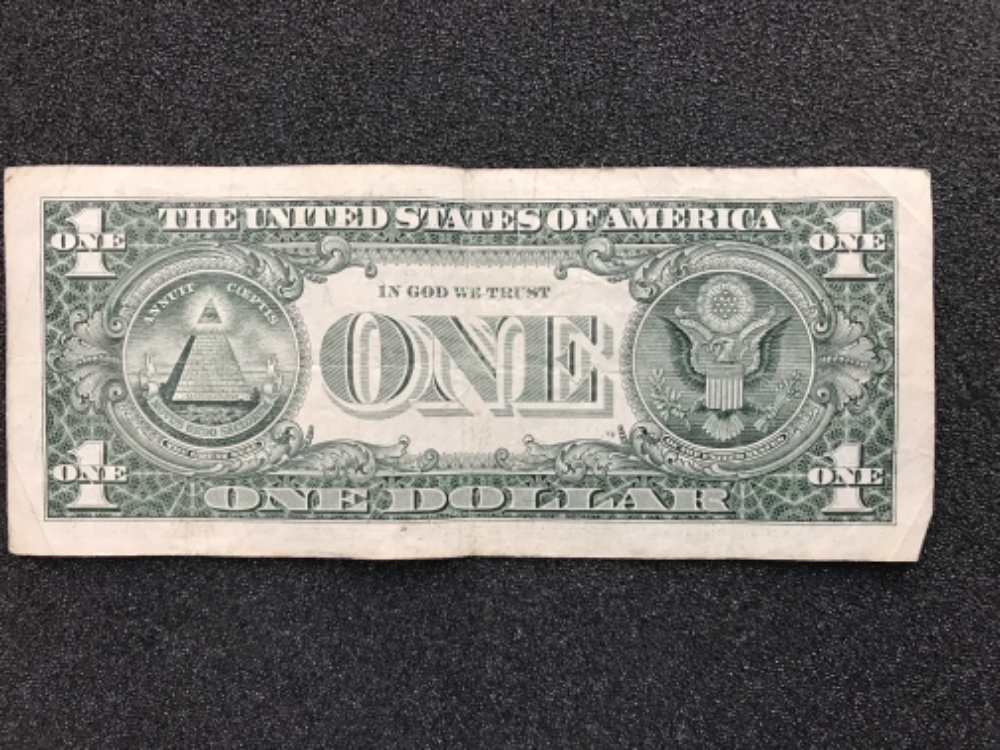 2009-$1-Error-Note---Parts-Of-The-Serial-#-Show-Through-Strongly-On-Reverse