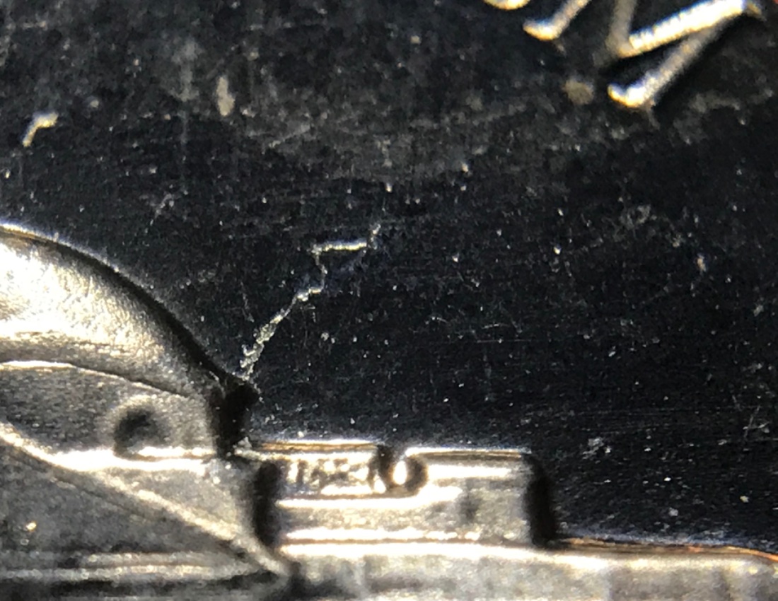 1967-SMS-Jefferson-Nickel--Struck-Through-String-On-Reverse