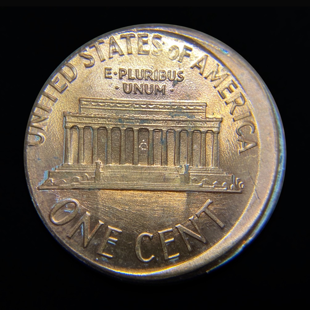 1987-LMC--Mint-Error:-Off-Center,-Partial-Collar,-Obverse-Ridge-Ring-Ms