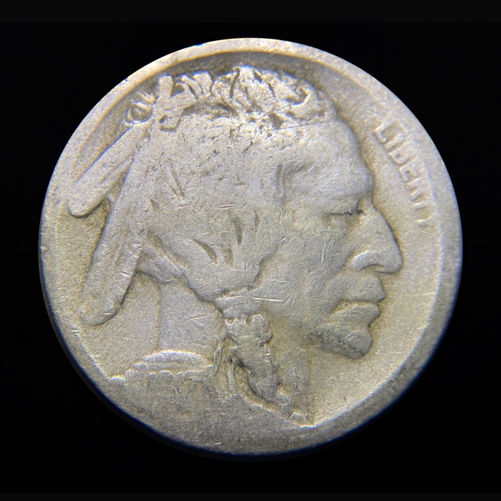 1917-S-Buffalo-Nickel--Two-Feathers-FS-401-Cherry-Pick