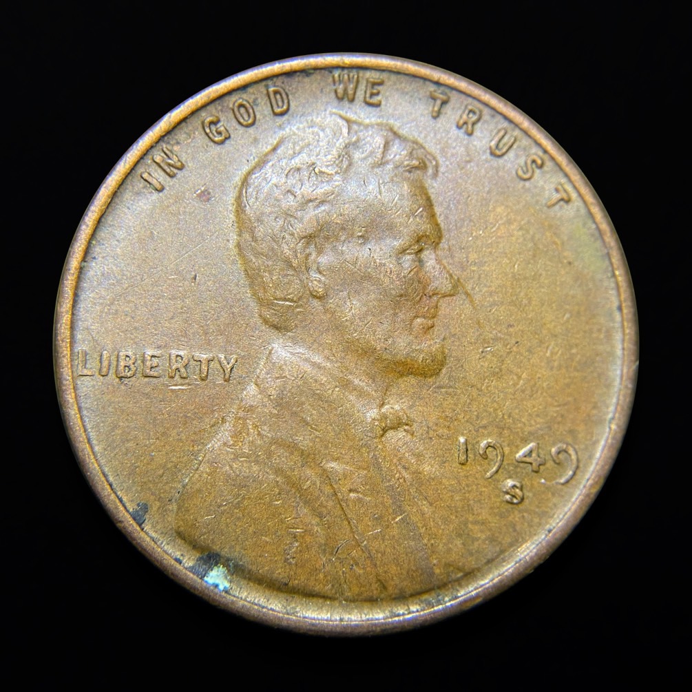 1949-S-LMC-Re-Punched-Mint-Mark-RPM-001-Eds-From-Wheat-Bag