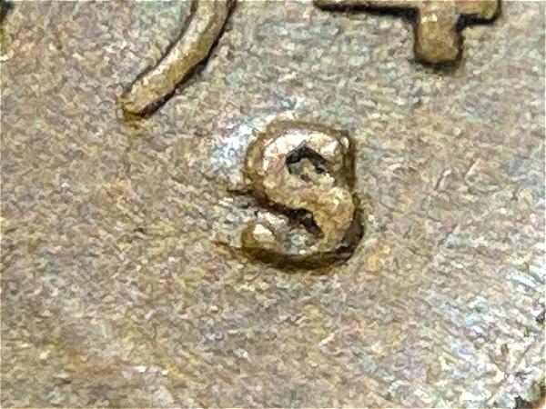 1949-S-LMC-Re-Punched-Mint-Mark-RPM-001-Eds-From-Wheat-Bag