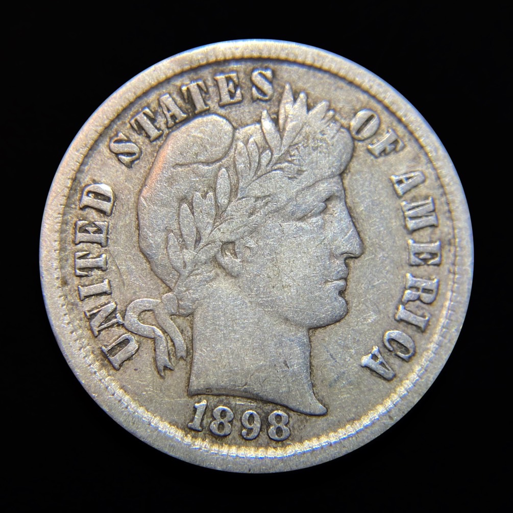 1898-Barber-Dime-For-Grading