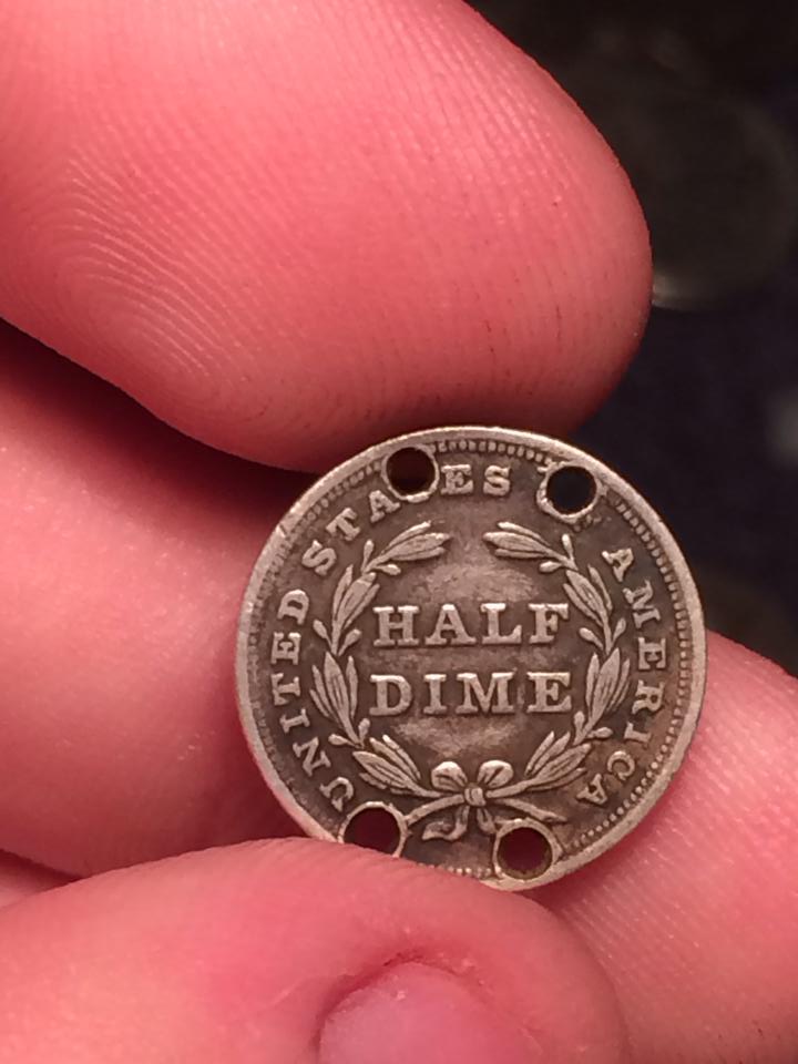 1837-Sd/Ld-Seated-Half-Dime---You-Grade.