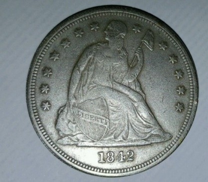 Counterfeit-1842-Seated-Dollar