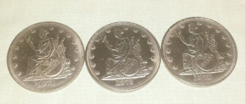 Counterfeit-1872-Pattern-Trade-Dollar's