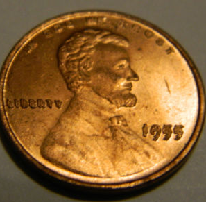 Counterfeit-1955-Double-Die-Cent-&-Others