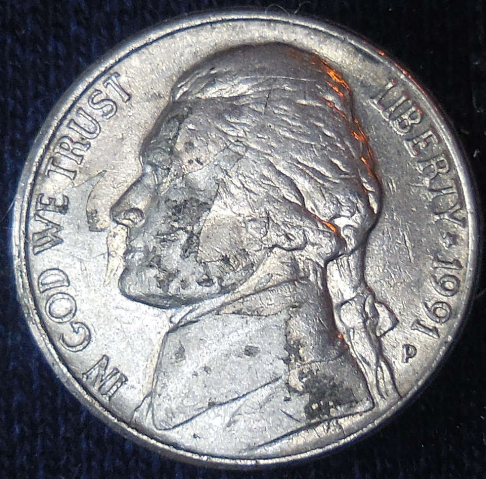 1991-P-Five-Cent--My-First-Lamination