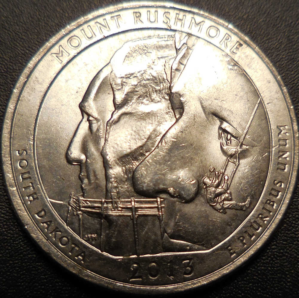 2013--Quarter,-Large-Gouge
