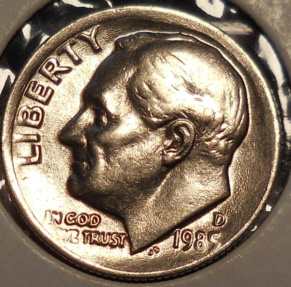 1985-D--Roosevelt-Dime-Unusual